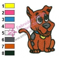 Scooby Doo Baby Embroidery Design 05